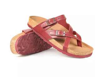 Aerothotic Celestis Strappy Sandal Wine Red 1105