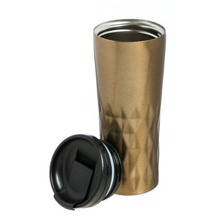 Textured Stainless Steel Travel Mug