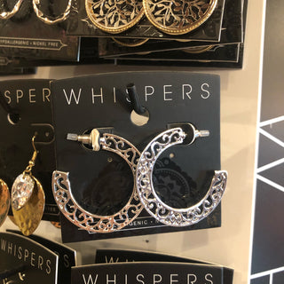 Whispers Filigree Hoops WN004170