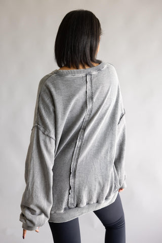 Simply Southern Drop Shoulder Pullover Leona Lead