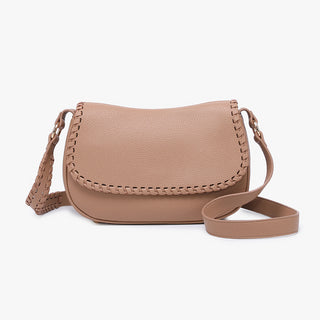 Jen & Co Daia Whipstitch Crossbody Taupe M2685