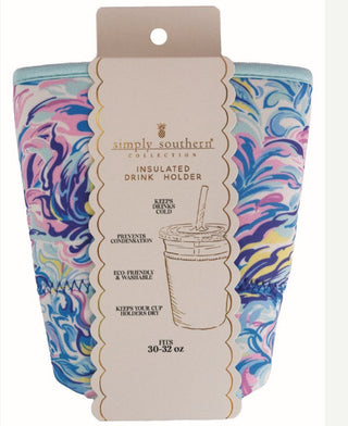 Simply Southern Large Drink Sleeve Watercolor