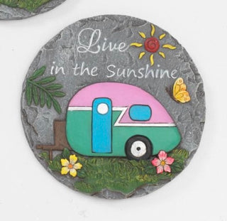 Camper Garden Stone