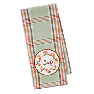 Thanks Embellishment Towel