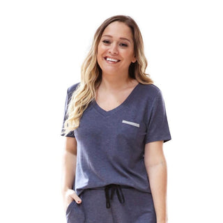 Hello Mello Weekender Tee Navy