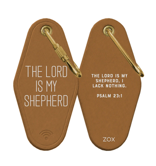 Zox The Lord is My Shepard Bible Verse Keychain