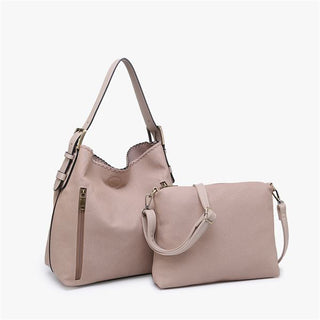 Jen & Co Alexa Hobo Bag Taupe M1816