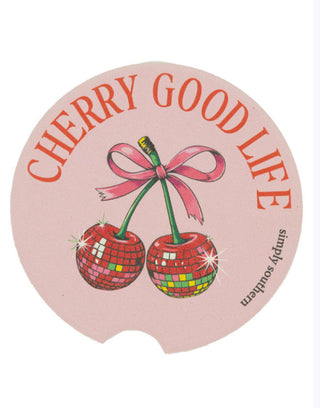 Simply Southern Car Coaster Cherry