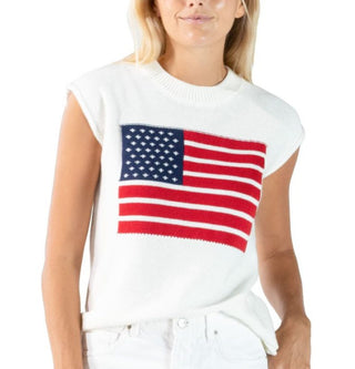 Simply Southern Knit Tank Top Flag