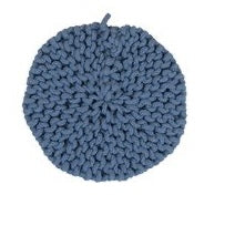 Cotton Crochet Pot Holder, Round