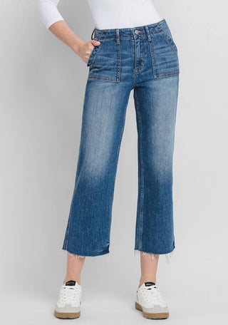 Lovervet High Rise Crop Utility Straight LV1355