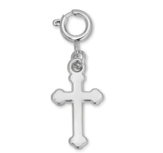 My Fun Colors Cross Charm Silver