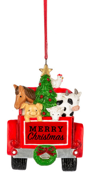 Farm Christmas Ornament