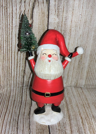Holly Jolly Santa w/Tree