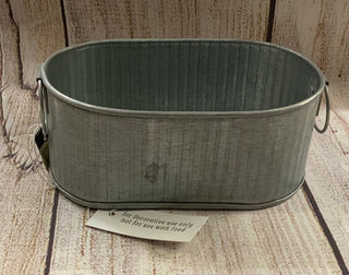 Metal Oval Tin