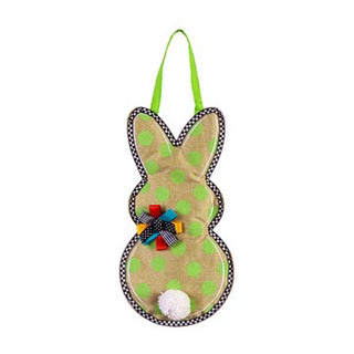 Polka Dot Bunny Door Decor