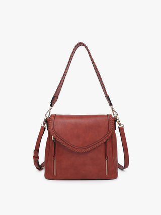 Jen & Co Lorelei Crossbody Maroon M2167