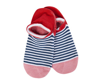 World's Softest Knit Pickin Light Weight No Show Navy Multi