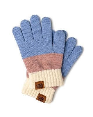 Britt’s Knits Blue Kid’s Gloves