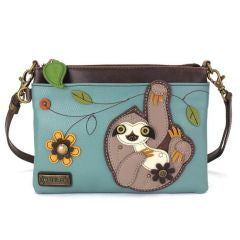 Chala Mini Crossbody Sloth Teal 826