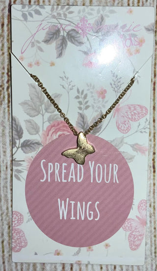 Jane Marie Kids Spread Your Wings Butterfly Necklace
