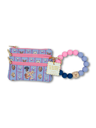 Simply Southern Bead Bangle Wallet Dog Bow