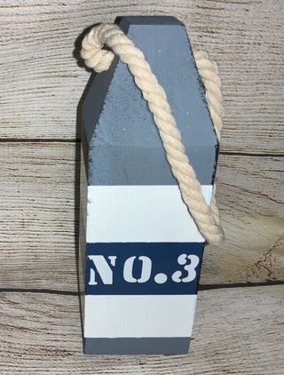 No.3 Wooden Buoy Table Decor