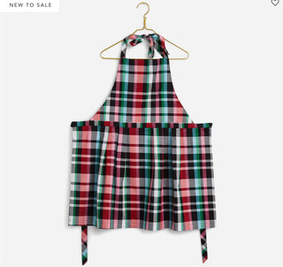 Vera Bradley Apron in Ribbons Plaid