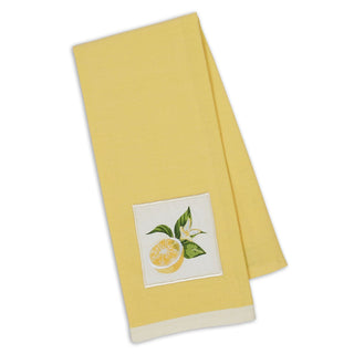 Embroidered Lemon Towel