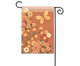 Clay Flowers Garden Flag
