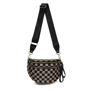 Josslyn Crossbody Zipper Removal Strap Sling Bum Bag Tan