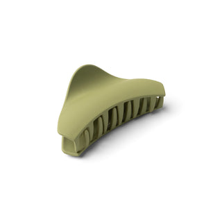 Crush Define Late Claw Hair Clip Olive Thick