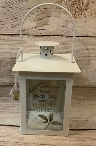 Start Each Day Lantern
