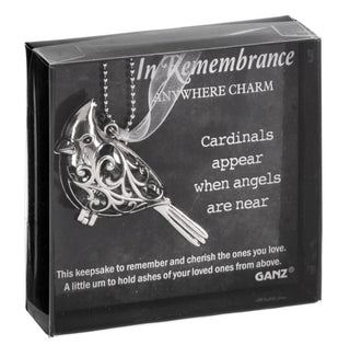 Cardinal Charm w/Urn