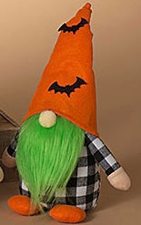 Plush Halloween Gnome Figurine