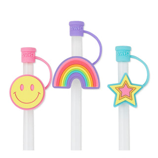 Swig Oh Happy Day Straw Topper Set