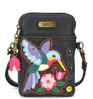 Chala 827 Cellphone Crossbody Hummingbird A Navy