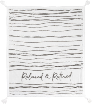 Pavilion Relaxed & Retired Inspirational Plush Throw 55124