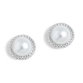 Whispers Silver Pearl Rope Earrings WN004144