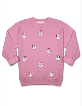 Simply Southern Crewneck Santa Bubblegum