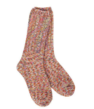 World’s Softest Socks Weekend Ragg Crew Floral