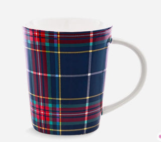 Vera Bradley Large Ceramic Mug Tartan Plaid
