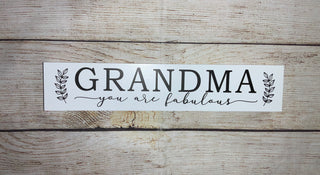 Grandma Block Sign