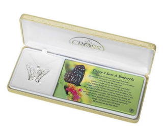 Butterfly Bereavement Necklace