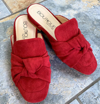 Corky's Cider Knotted Mule Red