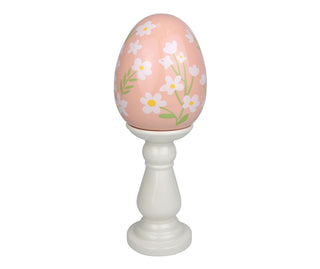 Easter Egg On Pedestal Pink