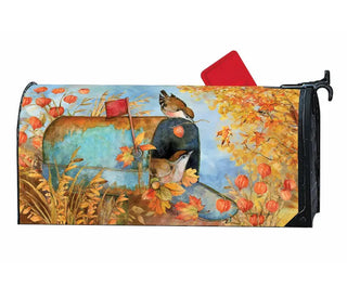 Old Rusty Mailbox Mail Wrap