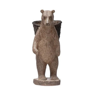 Resin Bear w/Basket