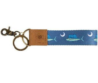 Simply Southern Leather Brass Key Chain