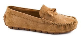 Corkys Driving Miss Daisy Camel Faux Suede